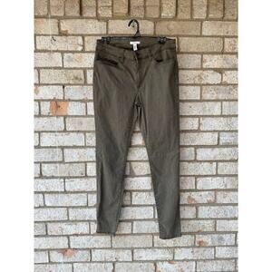Daily Ritual Pants Olive Green Size 12 Skinny